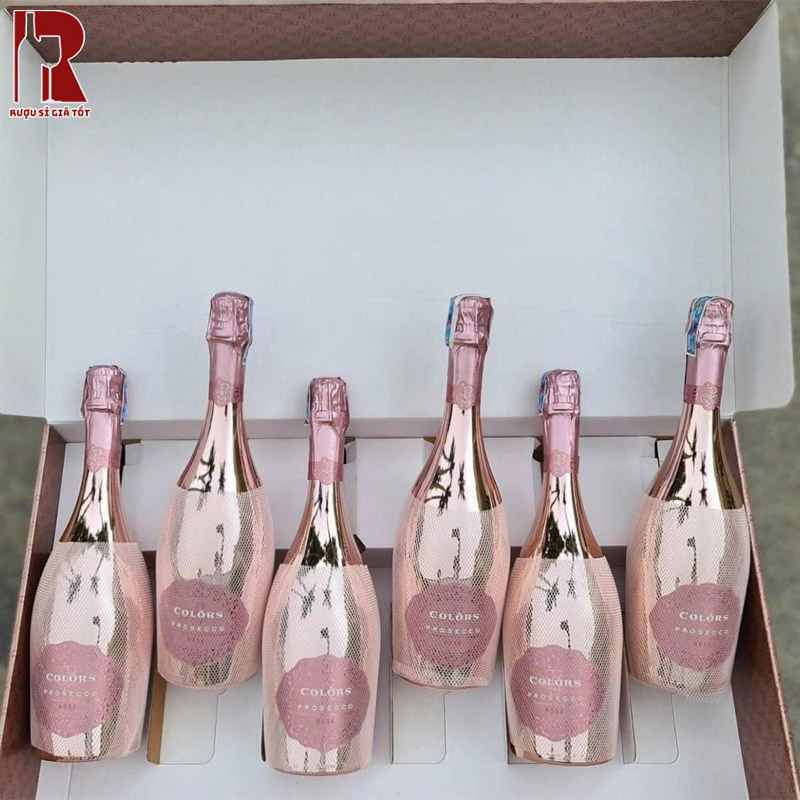 Giá Rượu Vang Nổ Pitars Colors Prosecco Rose DOC 2020 Bao Nhiêu?
