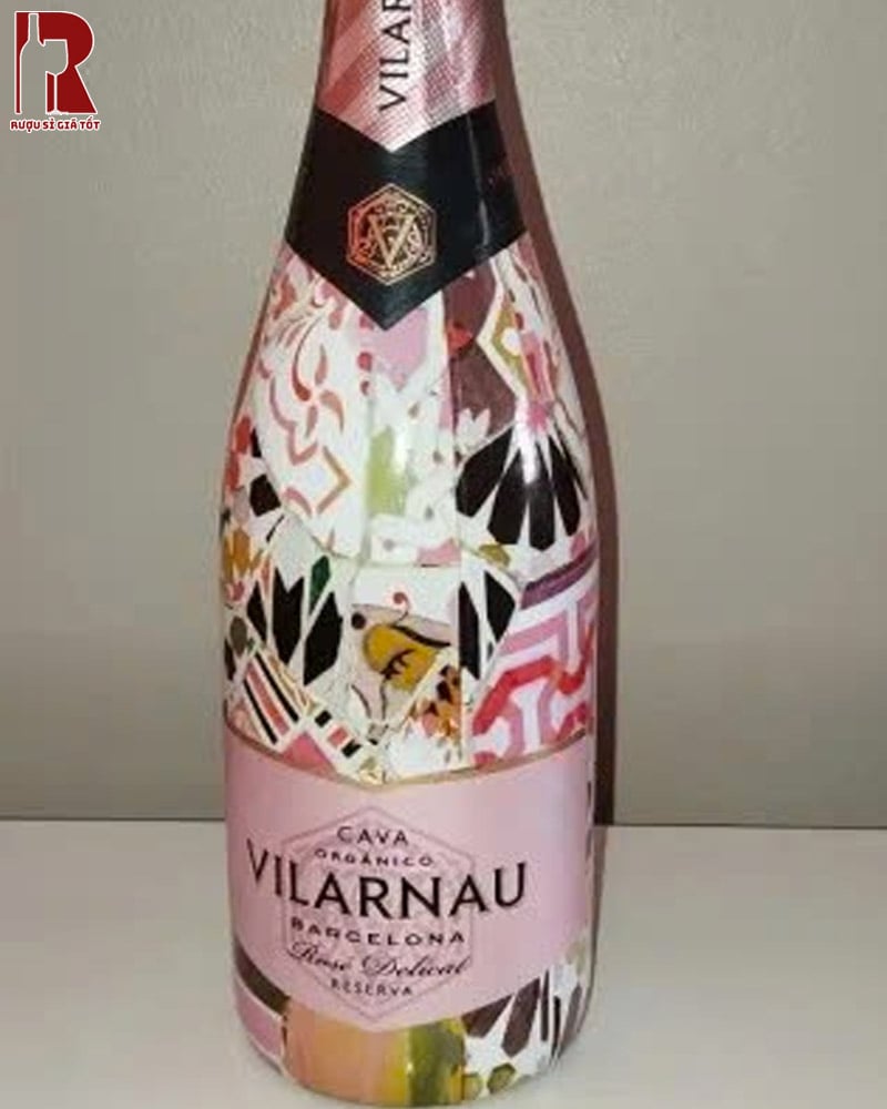 Rượu Vang Nổ Vilarnau Delicate Rose Organic Sleeve Giá Rẻ