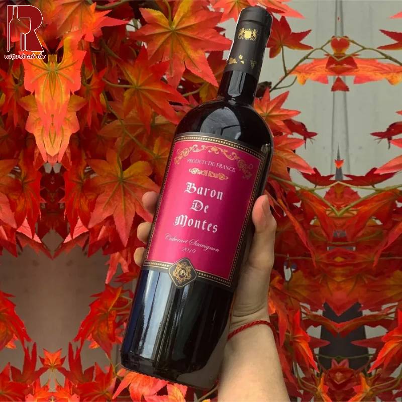Rượu Vang Pháp Đỏ Baron De Montes Nhập Khẩu