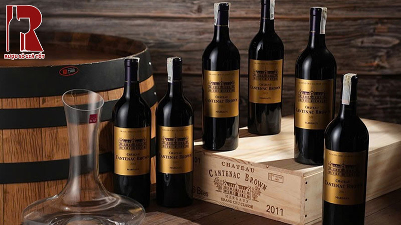 Hương Vị Rượu Vang Pháp Đỏ Château Cantenac Brown