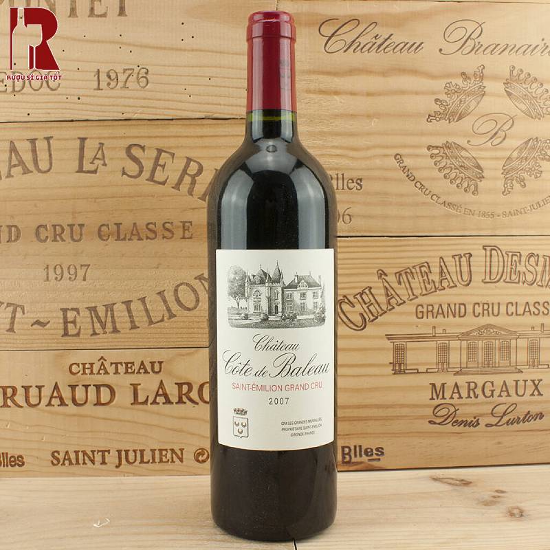 Rượu Vang Pháp Đỏ Château Cote de Baleau Ngon Bổ Rẻ
