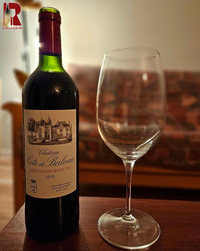 Giá Rượu Vang Pháp Đỏ Château Cote de Baleau