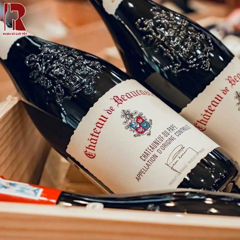 Rượu Vang Pháp Đỏ Château De Beaucastel Rouge Châteauneuf Du Pape Cao Cấp