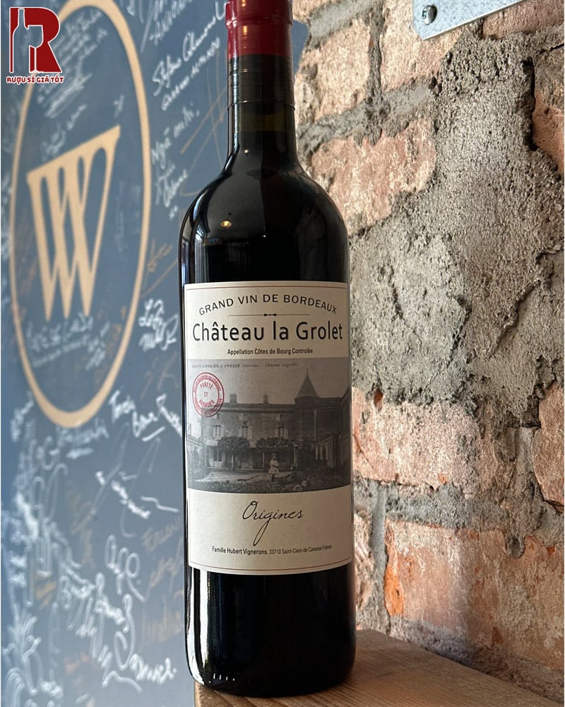 Mua Rượu Vang Pháp Đỏ Chateau La Grolet Cotes de Bourg Ở Đâu?
