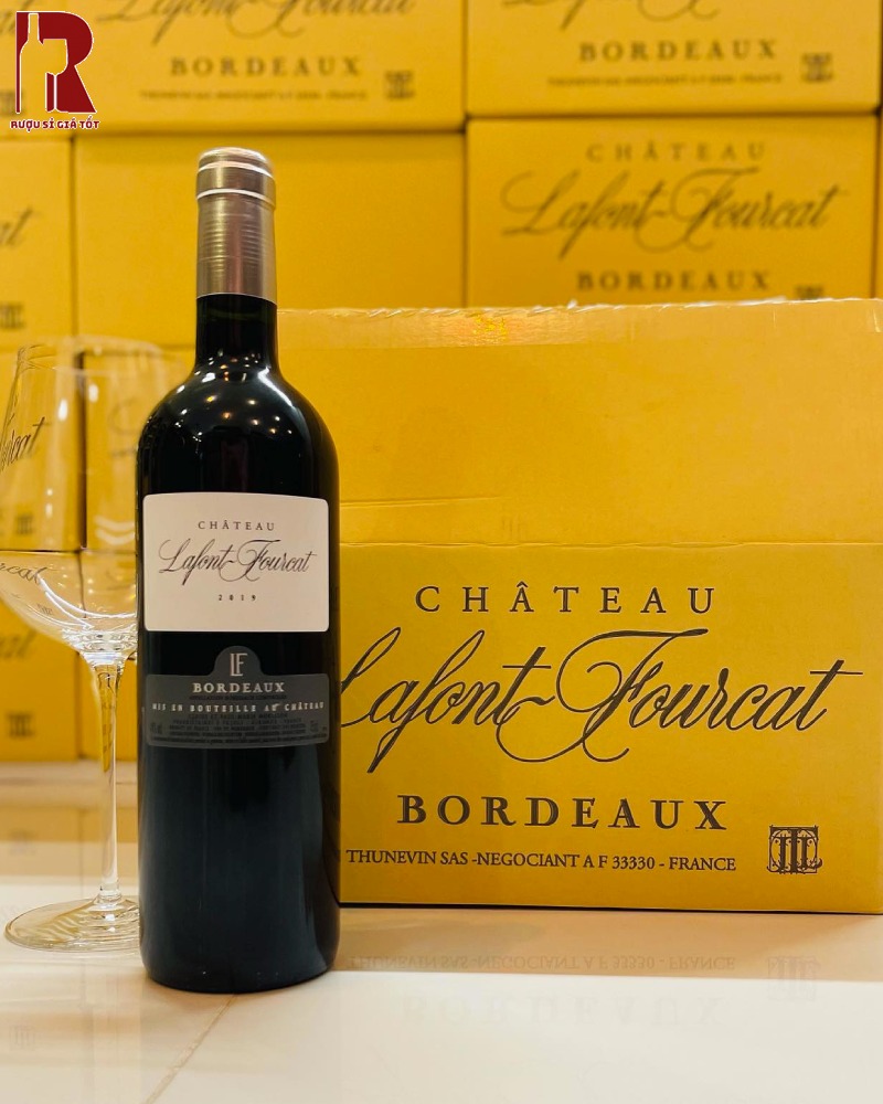 Rượu Vang Pháp Đỏ Chateau Lafont Fourcat Bordeaux Rouge Thượng Hạng