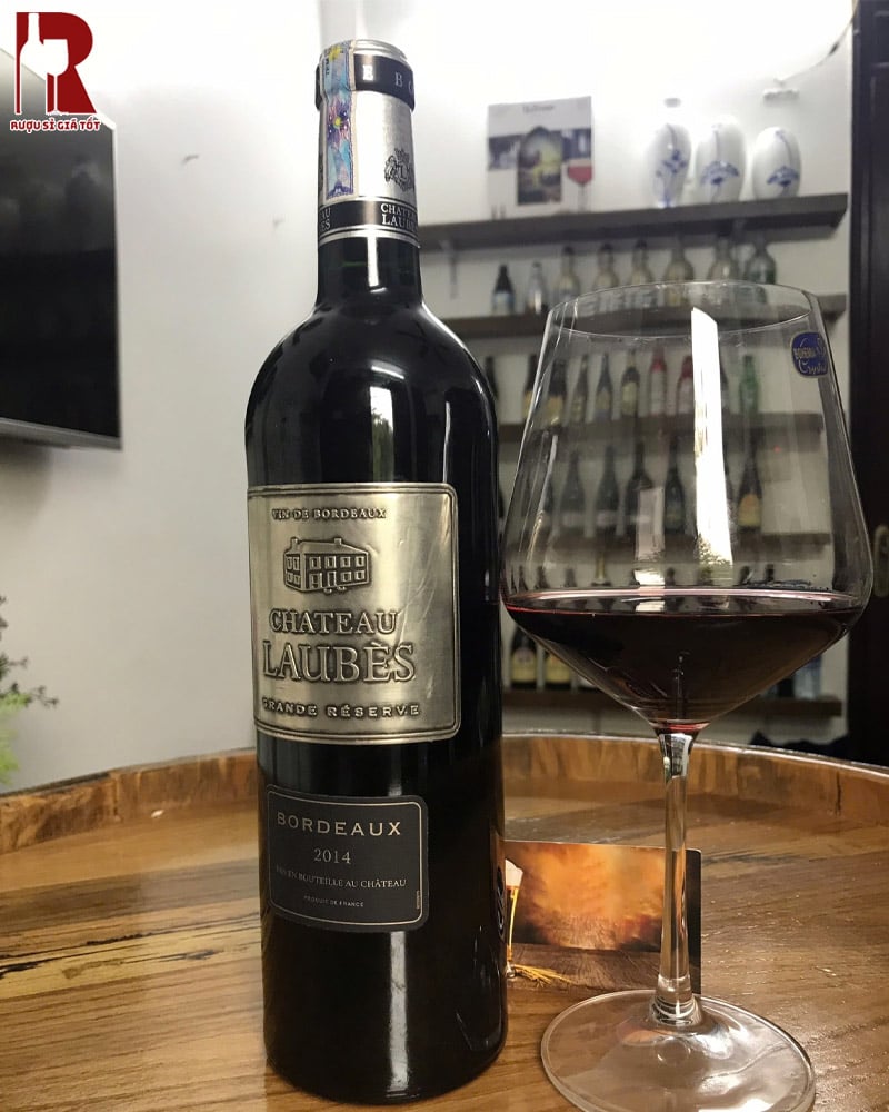 Giá Rượu Vang Pháp Đỏ Chateau Laubes Bordeaux - Nhãn Thiếc Bao Nhiêu?
