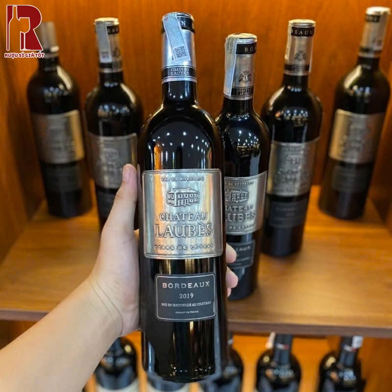 Mua Rượu Vang Pháp Đỏ Chateau Laubes Bordeaux - Nhãn Thiếc Chất Lượng