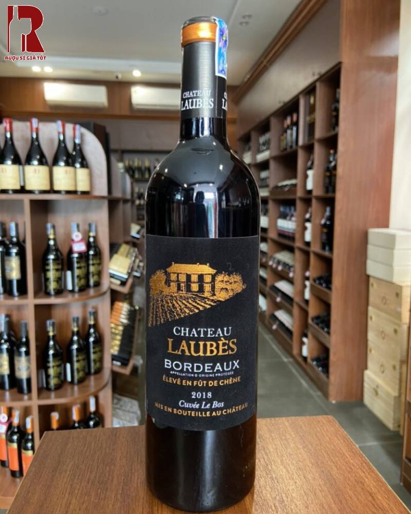 Giá Rượu Vang Pháp Đỏ Chateau Laubes Bordeaux - Tem Nhung Mới Nhất
