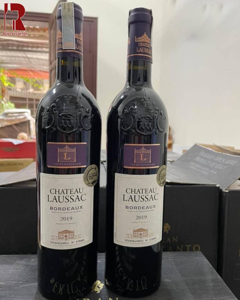 Rượu Vang Pháp Đỏ Chateau Laussac Bordeaux Nhập Khẩu