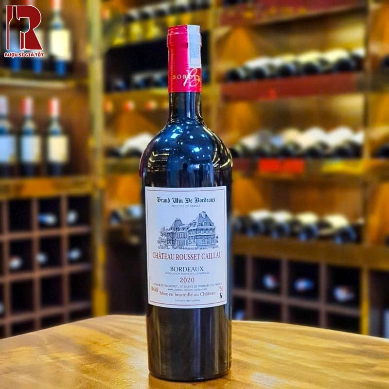 Mua Rượu Vang Pháp Đỏ Chateau Rousset Caillau Hảo Hạng