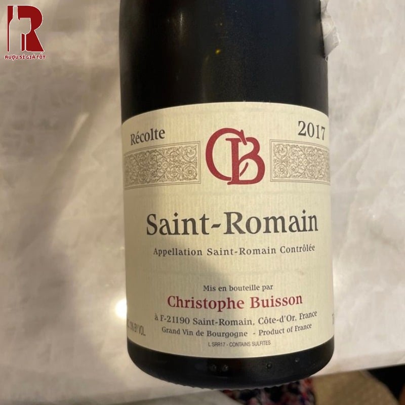 Rượu Vang Pháp Đỏ Christophe Buisson Saint Romain Rouge Chính Ngạch