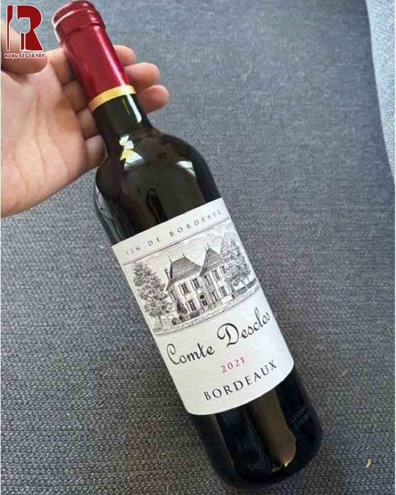 Rượu Vang Pháp Đỏ Comte Desclos Bordeaux Giá Bao Nhiêu?
