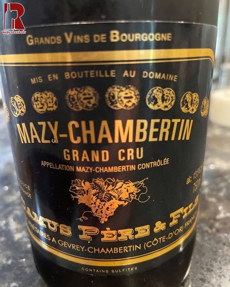 Rượu Vang Pháp Đỏ Domaine Camus Pere et Fils Mazy Chambertin Grand Cru Ngon Bổ Rẻ