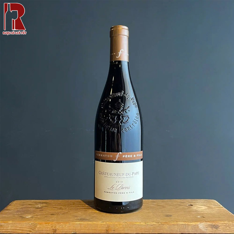 Rượu Vang Pháp Đỏ Ferraton Père & Fils Châteauneuf-du-Pape Le Parvis Chính Hãng