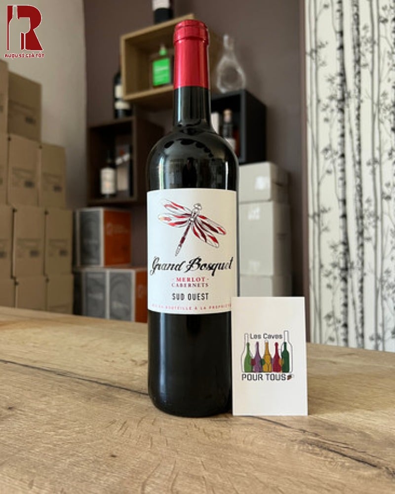 Giá Rượu Vang Pháp Đỏ Grand Bosquet Merlot Cabernet Bao Nhiêu?