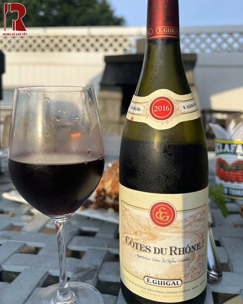 Cách Thưởng Thức Rượu Vang Pháp Đỏ Guigal Cotes du Rhone