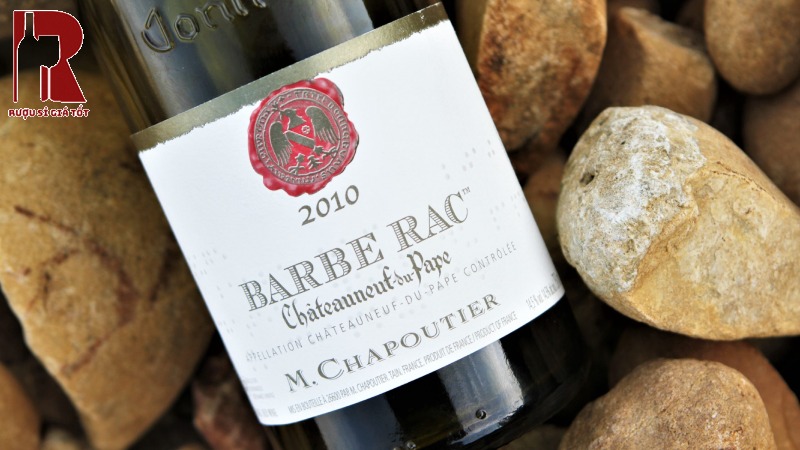 Rượu Vang Pháp Đỏ M.Chapoutier Chateauneuf du Pape Barbe Rac Giá Rẻ