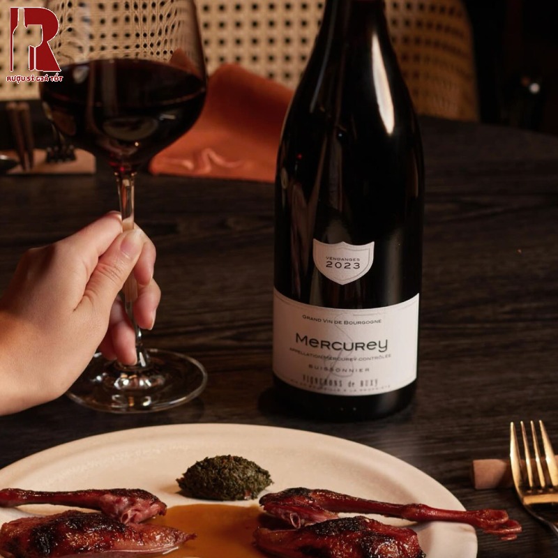 Rượu Vang Pháp Đỏ Mercurey Buissionnier Vignerons de Buxy Ngon Bổ Rẻ