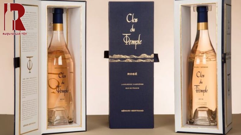 Rượu Vang Pháp Hồng Gerard Bertrand Clos du Temple AOP Hảo Hạng