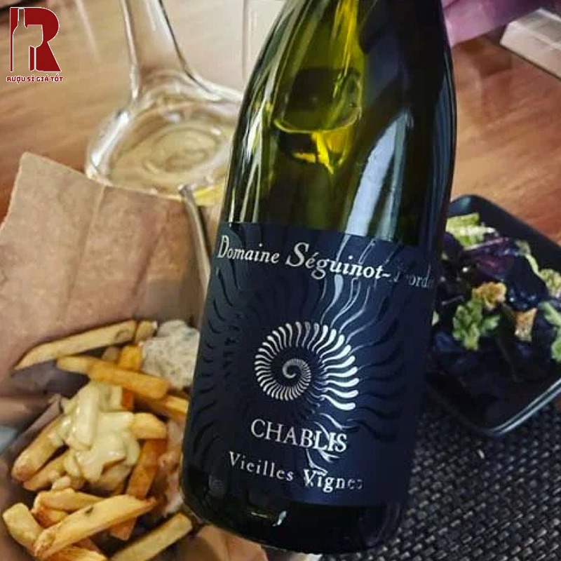 Uống Rượu Vang Pháp Trắng Chablis Vieilles Vignes Domaine Seguinot Bordet Đúng Cách