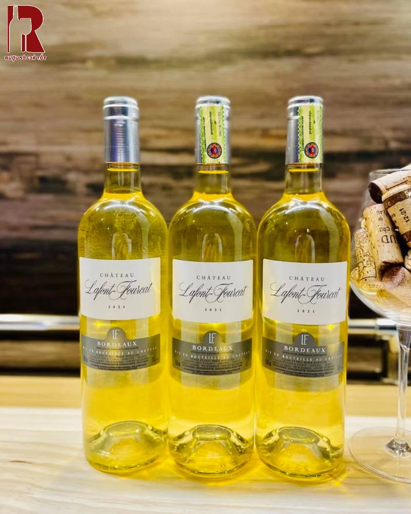 Mua Rượu Vang Pháp Trắng Chateau Lafont Fourcat Bordeaux Blanc Cao Cấp