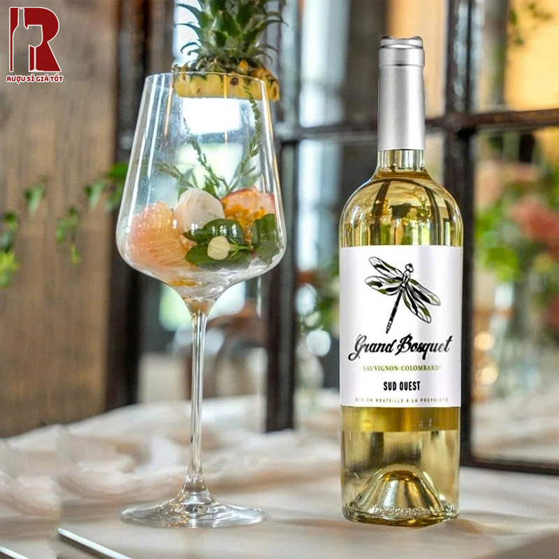 Rượu Vang Pháp Trắng Grand Bosquet Sauvignon Colombard Nhập Khẩu
