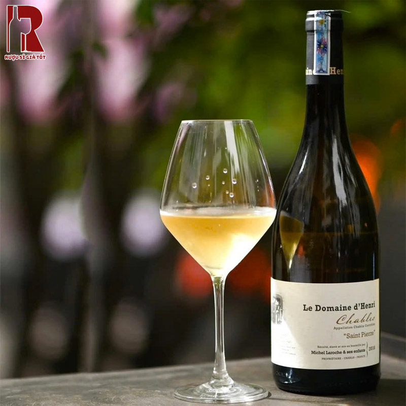 Thưởng Thức Rượu Vang Pháp Trắng Le Domaine d'Henri Chablis Saint Pierre