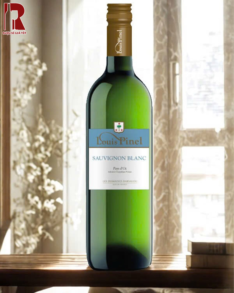 Rượu Vang Pháp Trắng Louis Pinel IGP d'Oc Giá Rẻ
