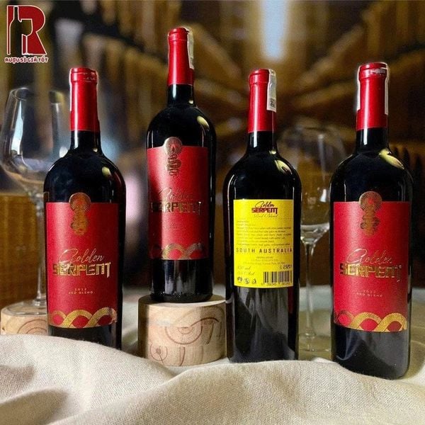 Rượu Vang Úc Đỏ Golden Serpent Red Blend