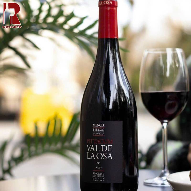 Uống Rượu Vang Tây Ban Nha Đỏ Pittacum Val de la Osa Mencia Đúng Cách