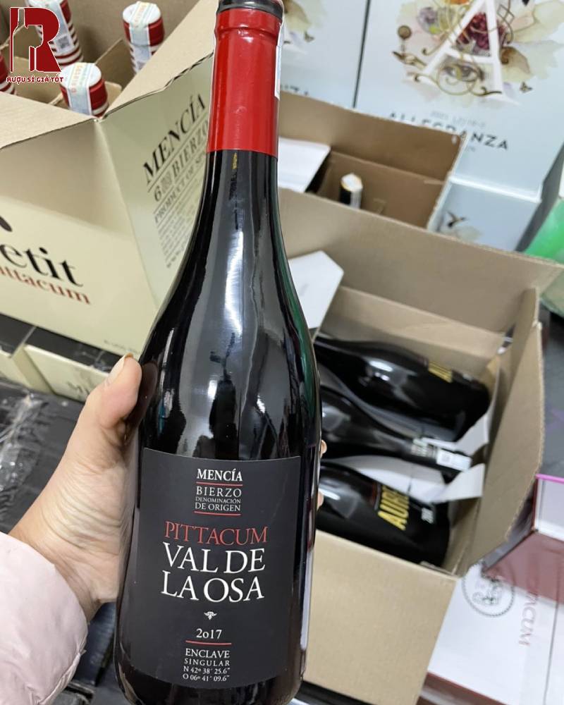 Giá Rượu Vang Tây Ban Nha Đỏ Pittacum Val de la Osa Mencia Hiện Nay