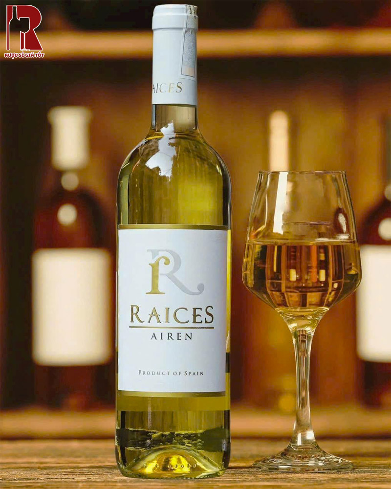 Rượu Vang Tây Ban Nha Trắng Raices Airen Nhập Khẩu