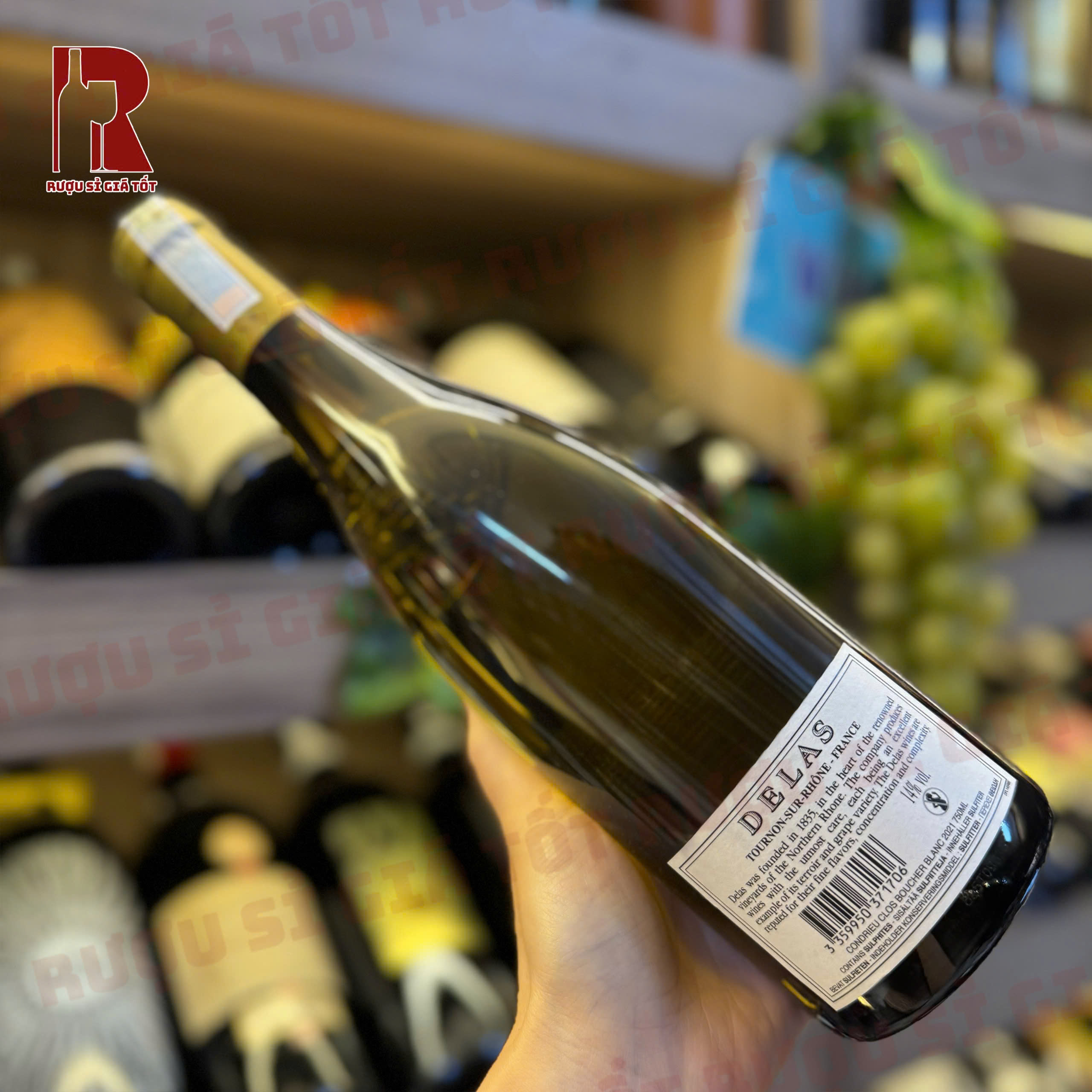 Giá Rượu Vang Pháp Trắng Delas Clos Boucher Tốt Nhất