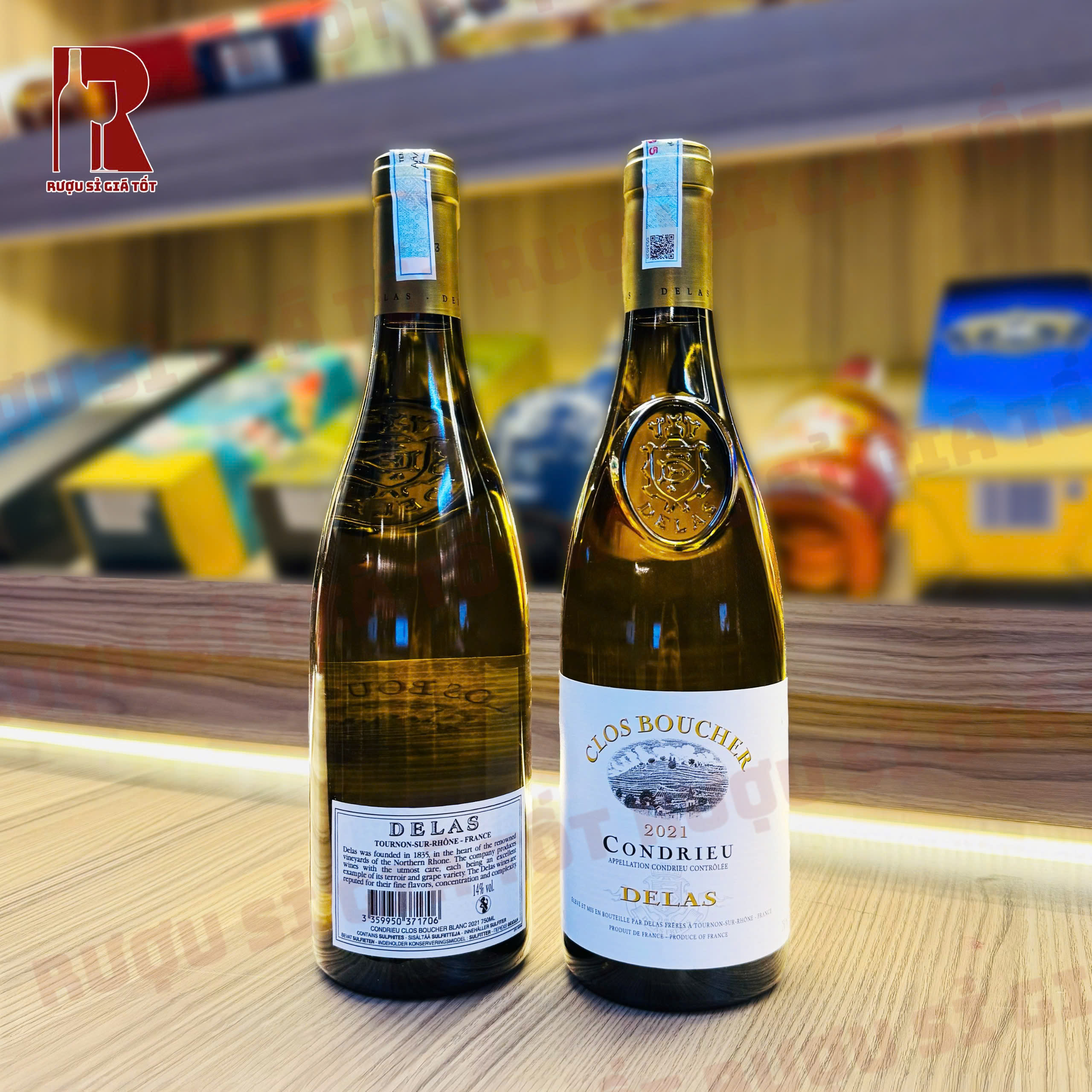 Mua Rượu Vang Pháp Trắng Delas Clos Boucher Chính Hãng
