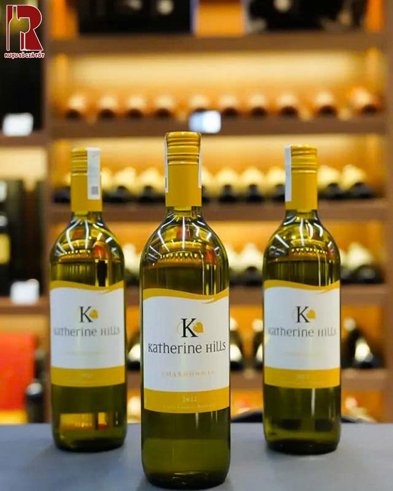 Thiết Kế Chai Rượu Vang Úc Trắng Katherine Hills