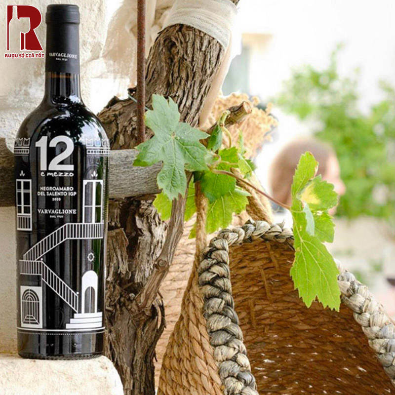 Rượu Vang Ý Đỏ 12 E Mezzo Masseria Giá Tốt Nhất