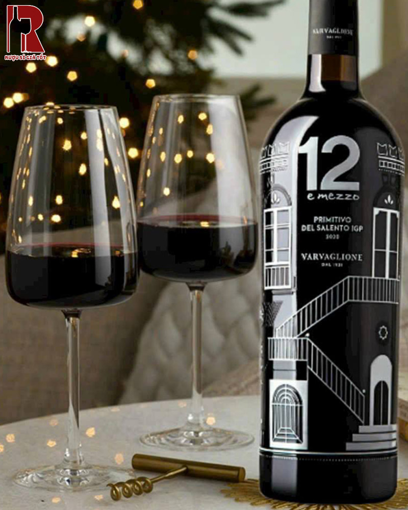 Rượu Vang Ý Đỏ 12 E Mezzo Masseria Chất Lượng