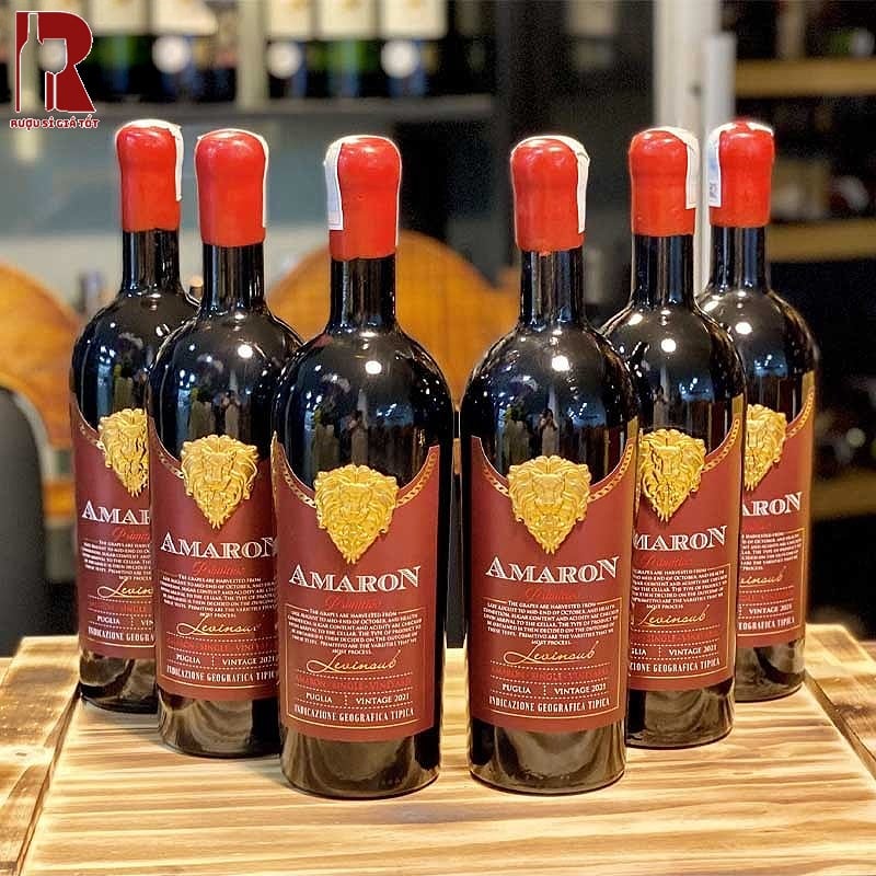 Giá Rượu Vang Ý Đỏ Amaron Primitivo IGT Hiện Nay