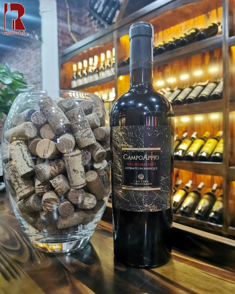 Rượu Vang Ý Đỏ Campo Appio Negroamaro Puglia IGT Giá Rẻ