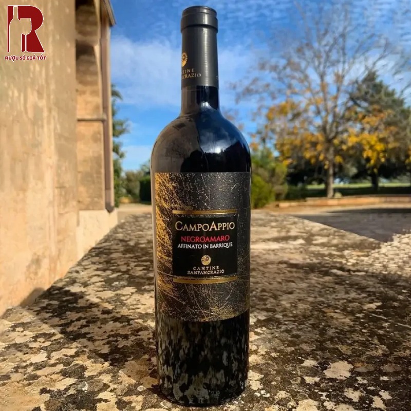 Mua Rượu Vang Ý Đỏ Campo Appio Negroamaro Puglia IGT Uy Tín