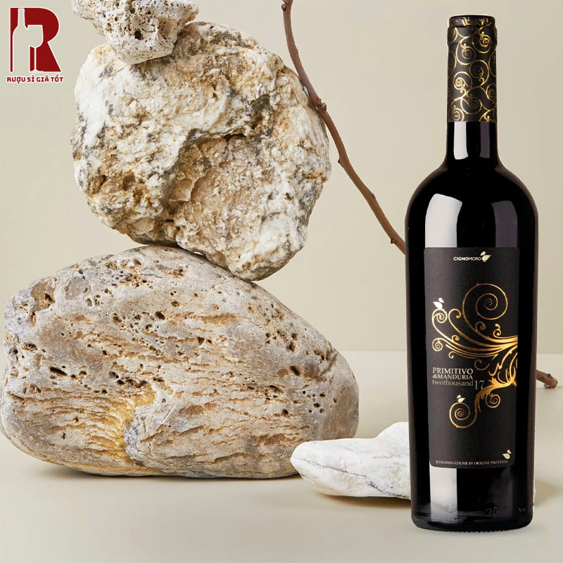 Rượu Vang Ý Đỏ Cignomoro Primitivo Di Manduria DOP Hảo Hạng