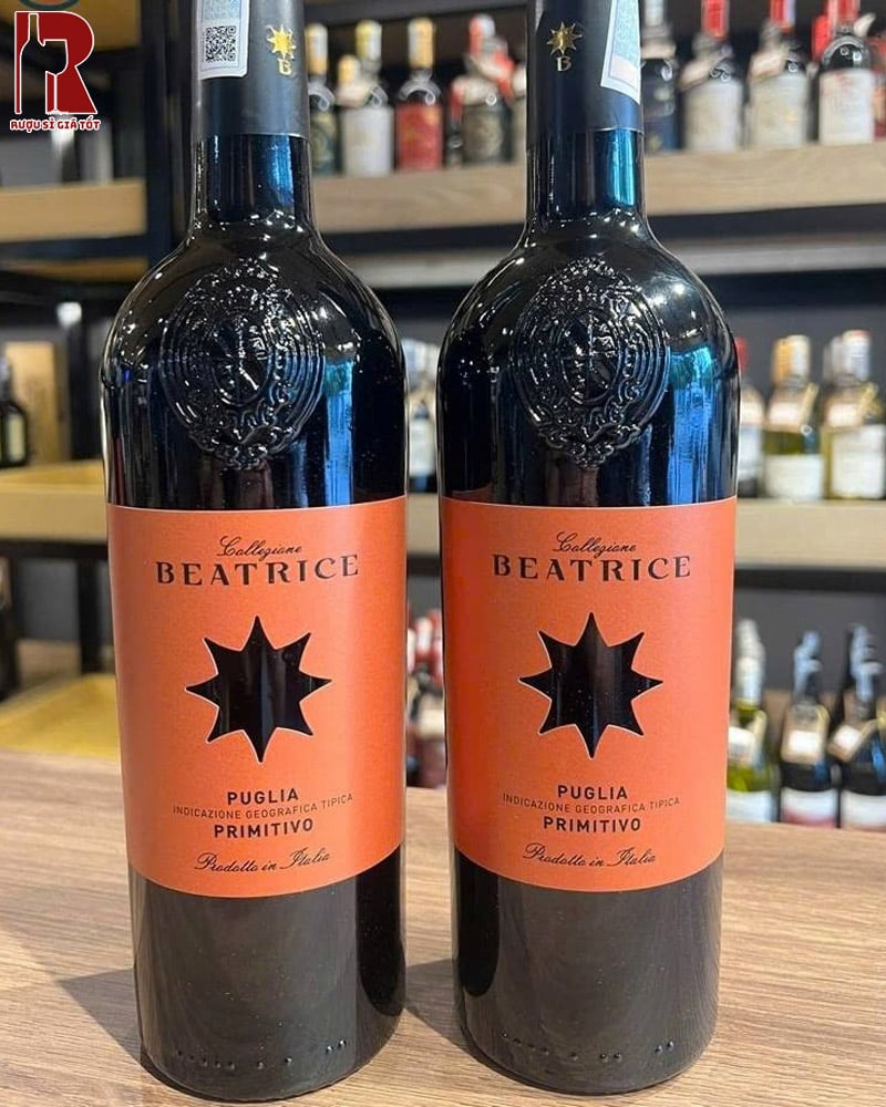 Mua Rượu Vang Ý Đỏ Collezione Beatrice Puglia Primitivo