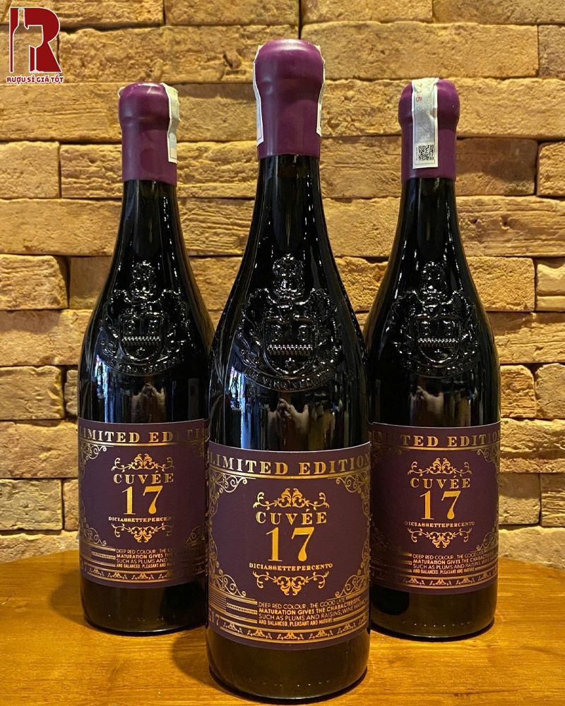 Mua Rượu Vang Ý Đỏ Cuvee 17 Limited Edition