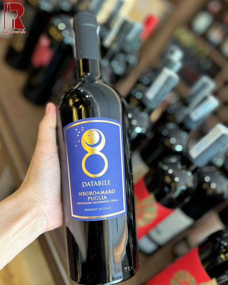 Rượu Vang Ý Đỏ Databile Negroamaro Giá Rẻ