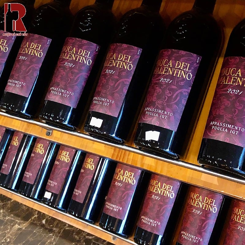 Giá Rượu Vang Ý Đỏ Duca Del Valentino Appassimento Puglia IGT