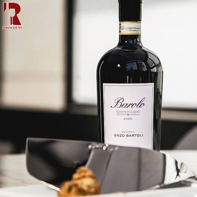 Rượu Vang Ý Đỏ Enzo Bartoli Rosato Nebbiolo Barolo DOCG Ngon Bổ Rẻ
