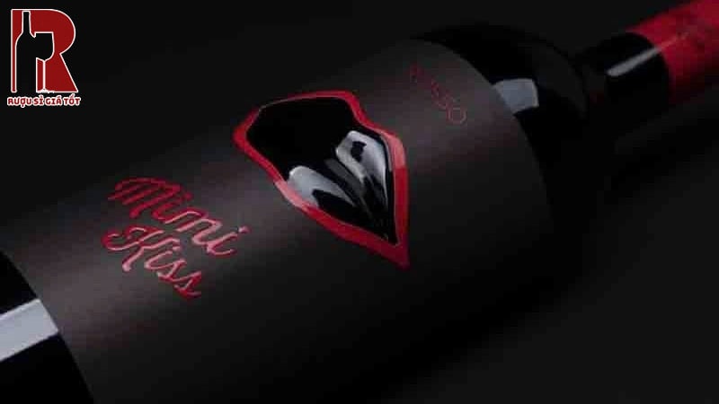 Thiết Kế Chai Rượu Vang Ý Đỏ Mimi Kiss Rosso