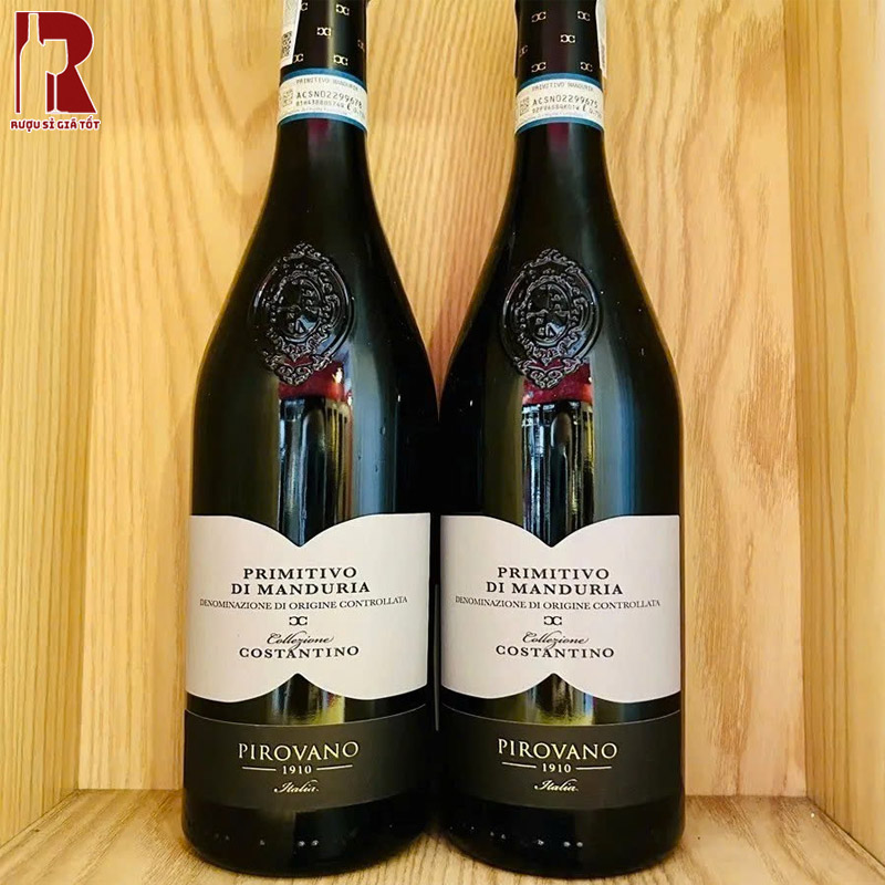 Uống Rượu Vang Ý Đỏ Pirovano Collezione Costantino Primitivo Di Manduria Đúng Cách