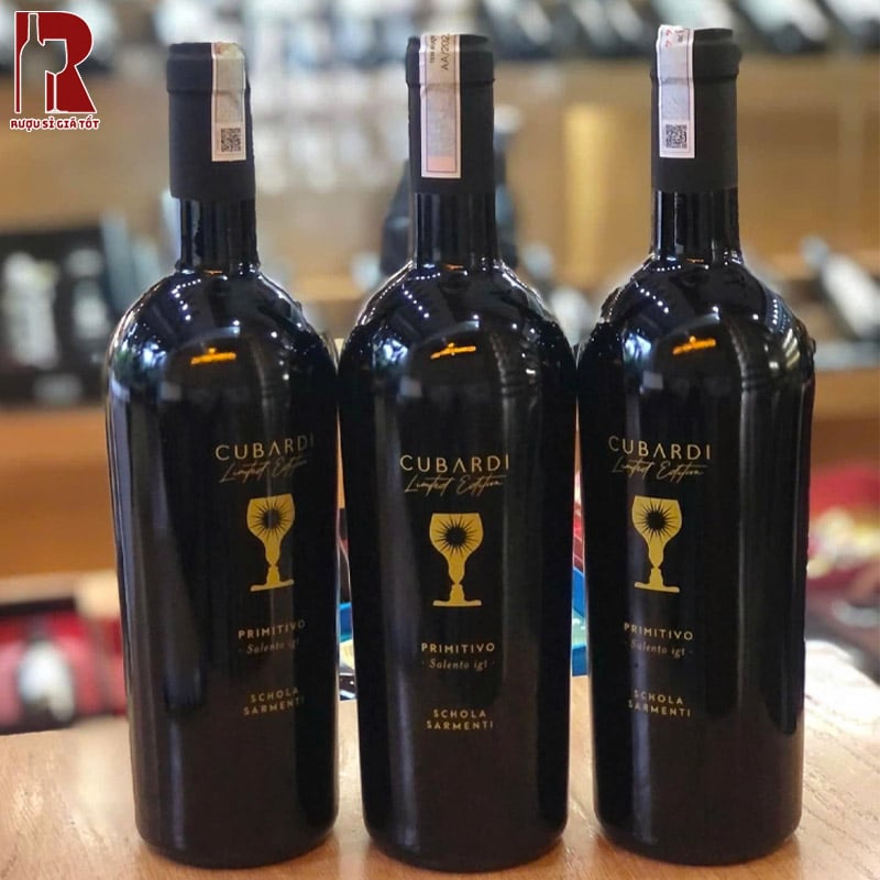 Mua Rượu Vang Ý Đỏ Schola Sarmenti Cubardi Salento IGT Limited Edition