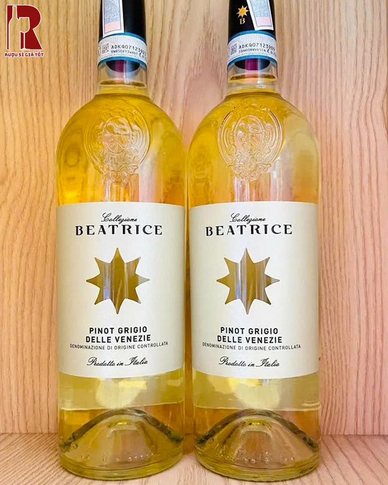 Rượu Vang Ý Trắng Collezione Beatrice Pinot Grigio Delle Venezie Giá Rẻ